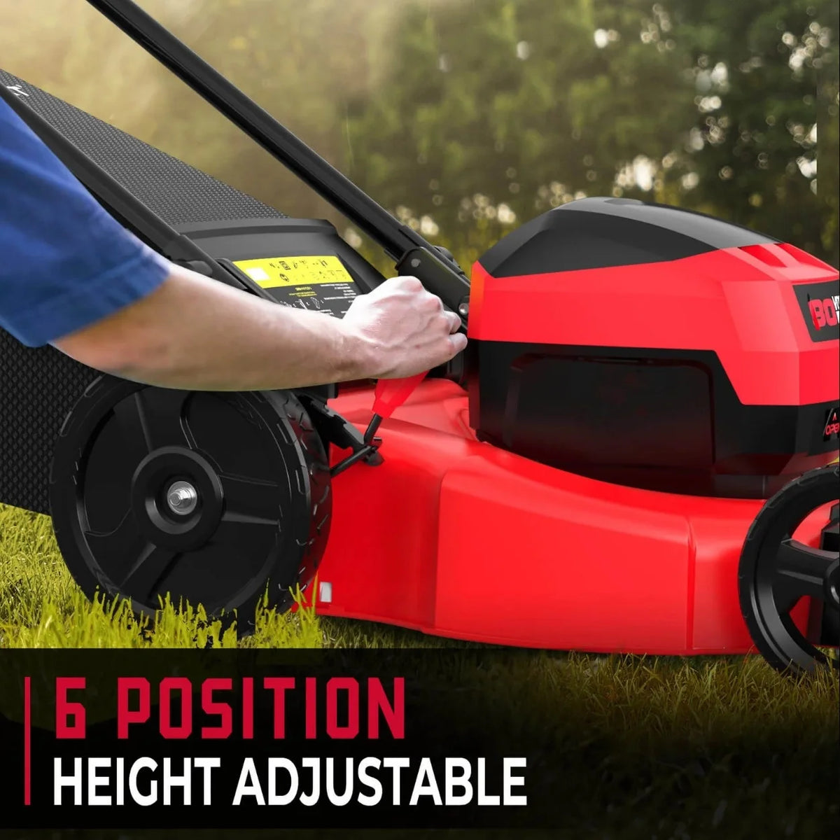 PowerSmart Cordless Brushless Lawn Mower With Battery And Charger