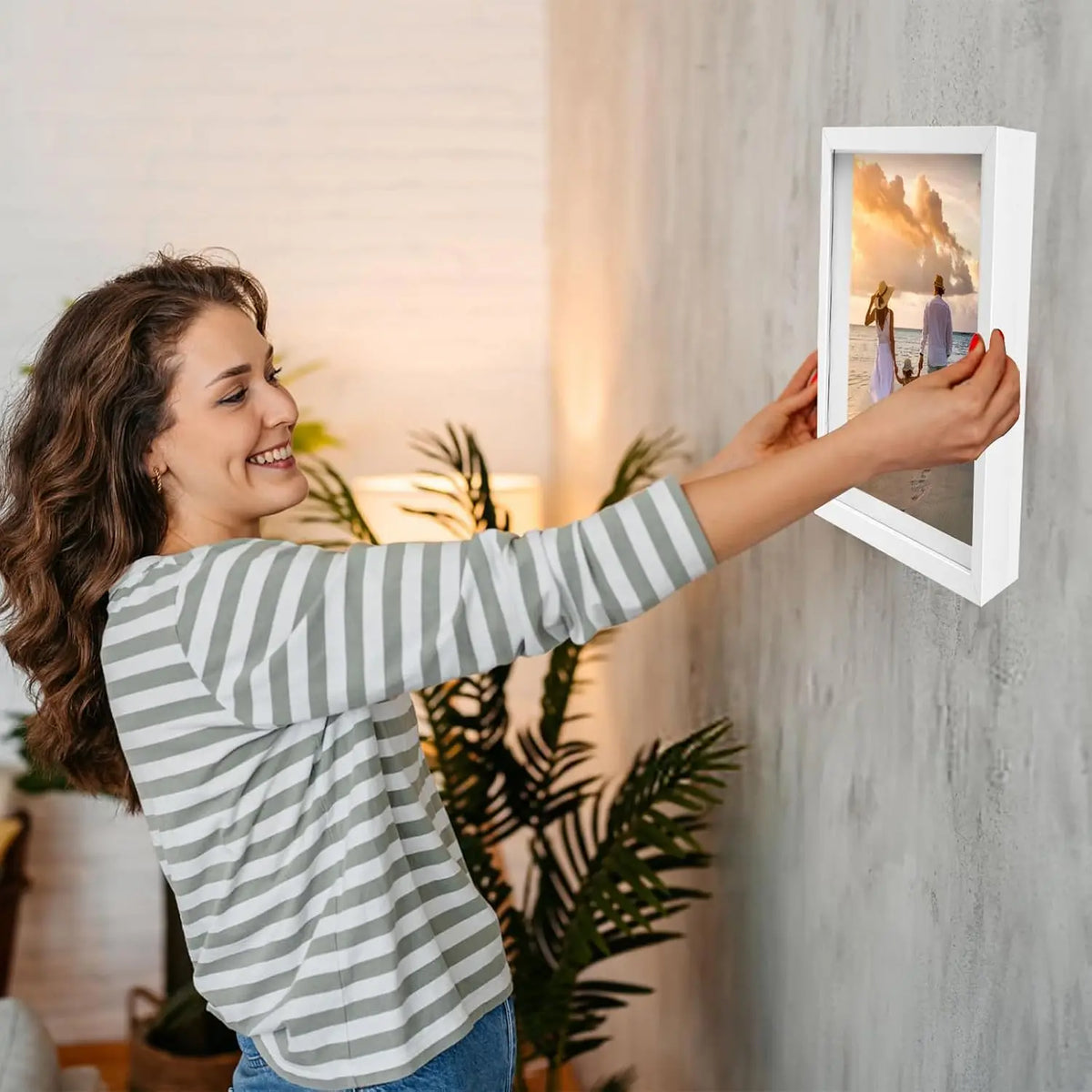 Four Pack Deep Display Shadow Box Frames For Keepsakes