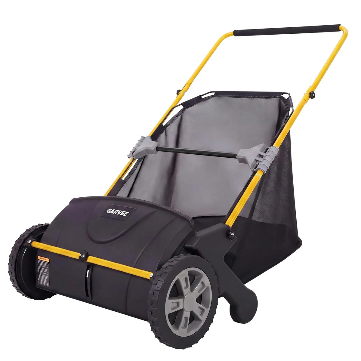 HiMISS Manual Lawn Sweeper for Leaf and Grass Cleanup
