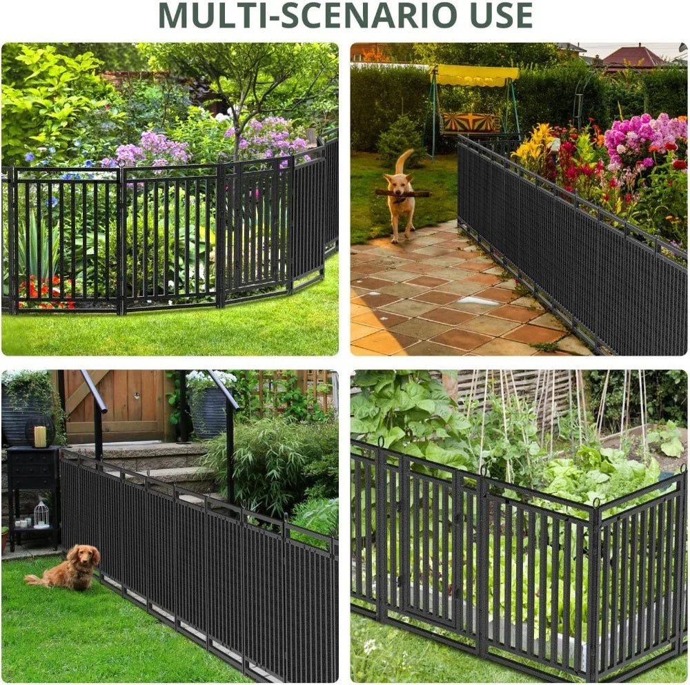Metal Garden Fence No Dig Fence For Yard And Garden