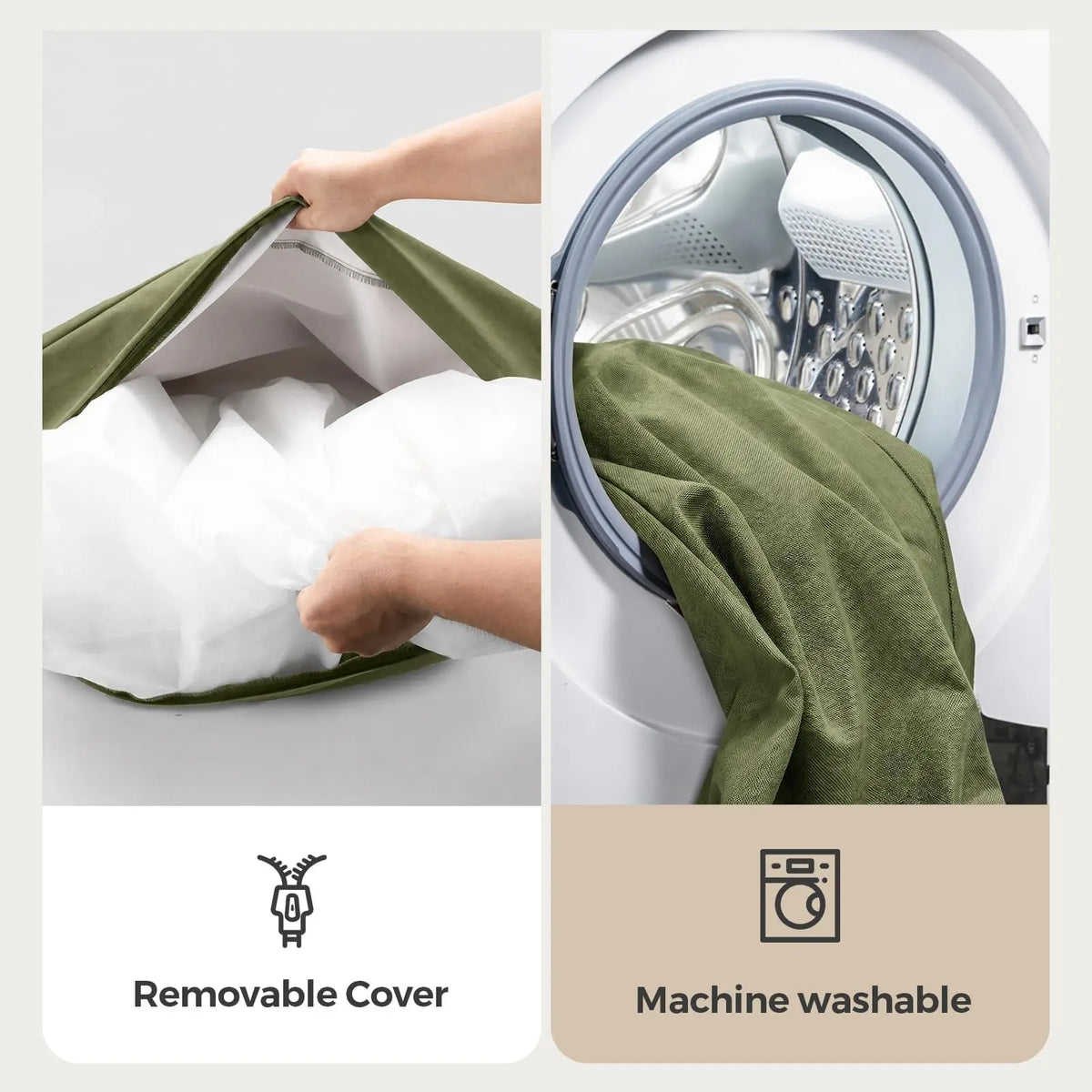 Durable Waterproof Canvas Dog Bed With Removable Washable Cover
