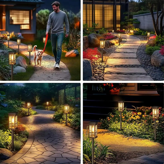 Solar Pathway Light Outdoor LED Landscape Lamp Waterproof IP65