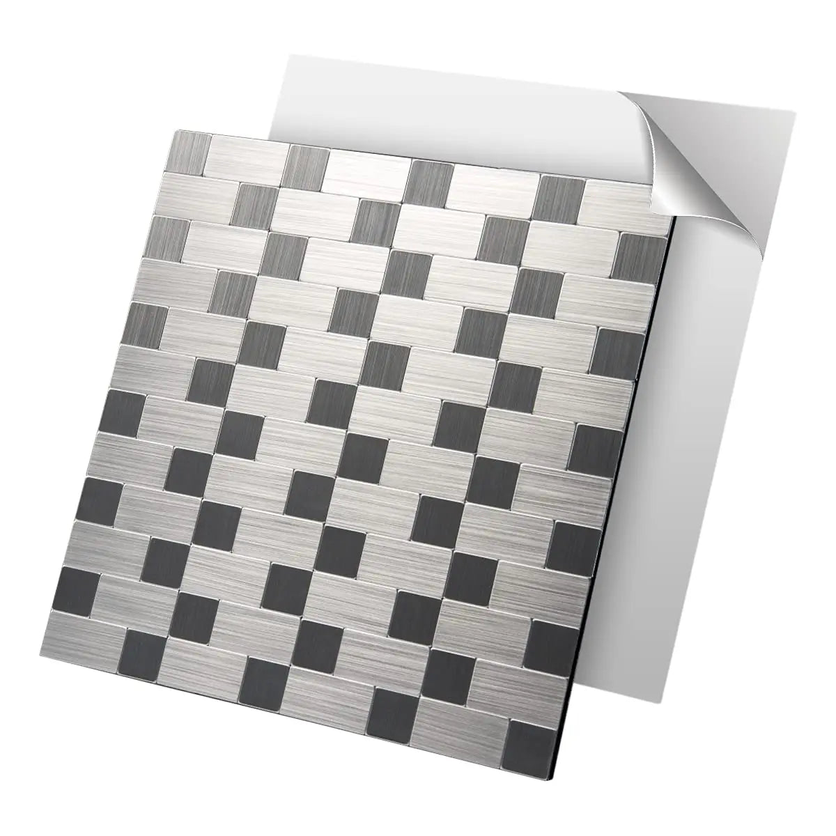 Art3d Peel And Stick Stainless Steel Mosaic Backsplash Tiles