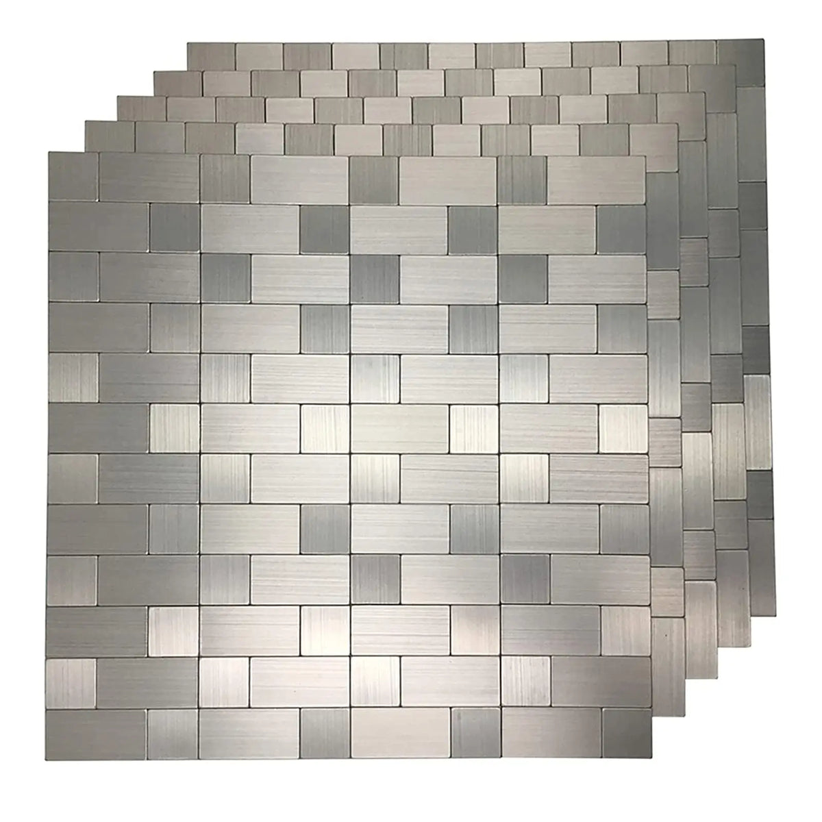 Art3d Peel And Stick Stainless Steel Mosaic Backsplash Tiles