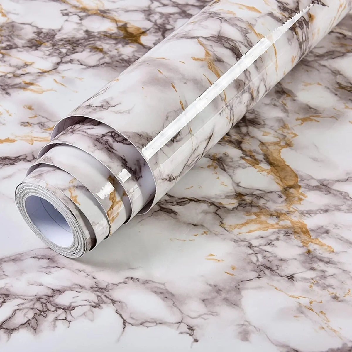 Marble Self Adhesive Waterproof Vinyl Contact Paper for Home Decor