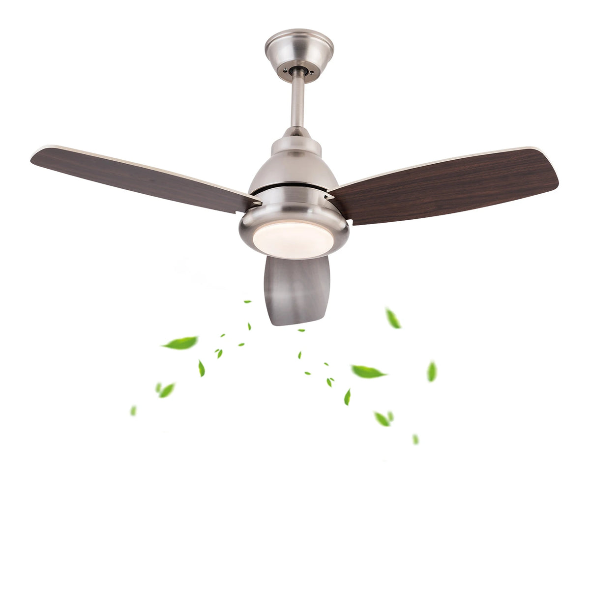 Modern LED Ceiling Fan Light With Remote Control Quiet Fan