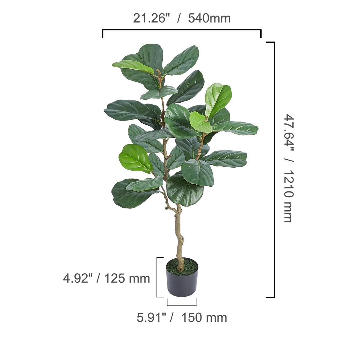 SucceBuy Artificial Olive Tree With Anti Tip Protection