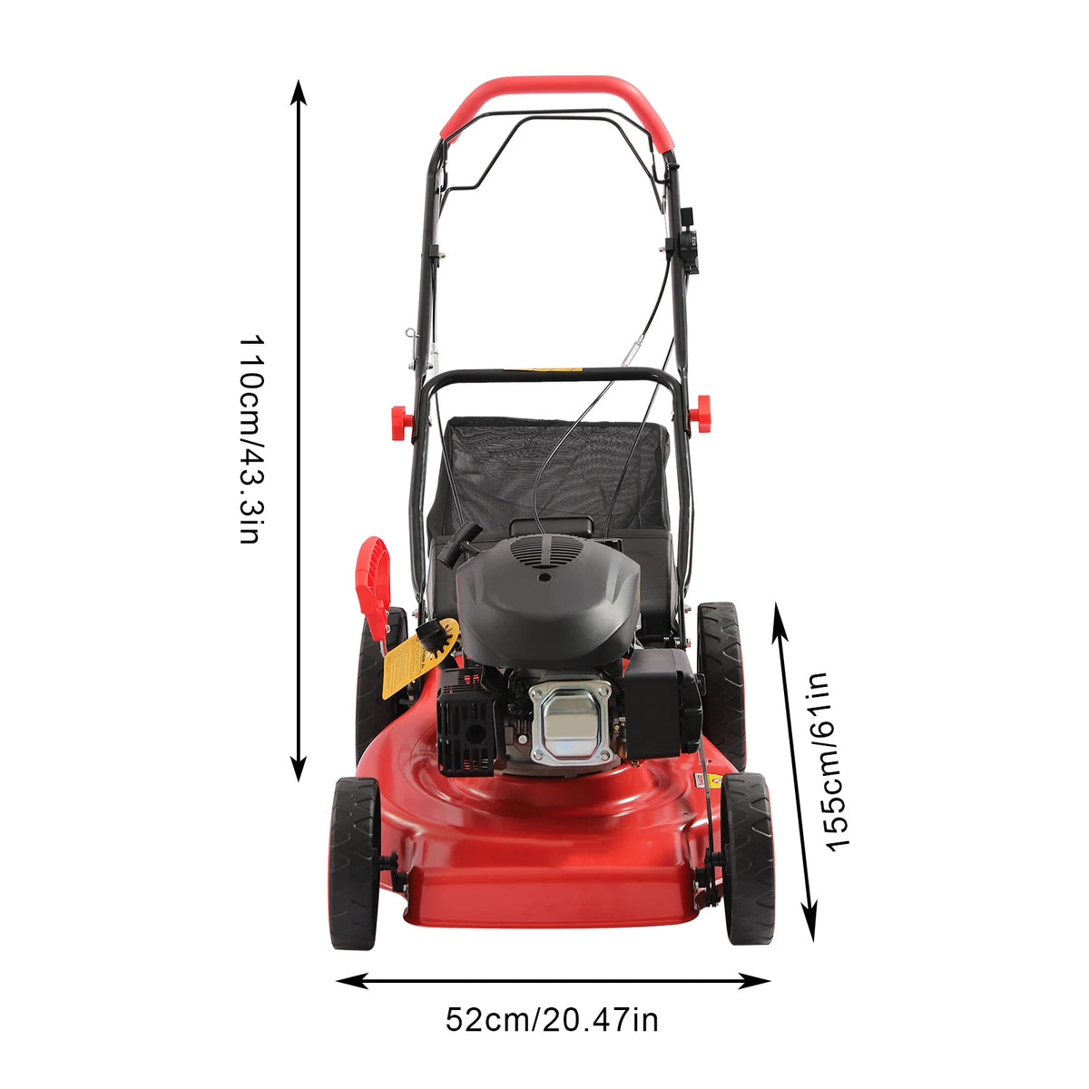 Self Propelled Gas Lawn Mower With 4 Stroke Engine