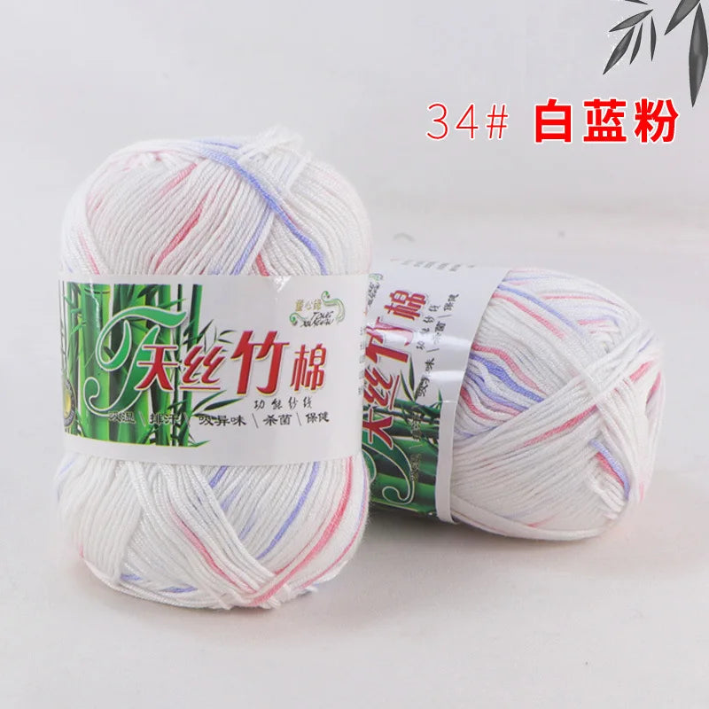 Bamboo Cotton Blend Knitting Yarn For Crochet And DIY Crafts