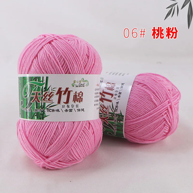 Bamboo Cotton Blend Knitting Yarn For Crochet And DIY Crafts