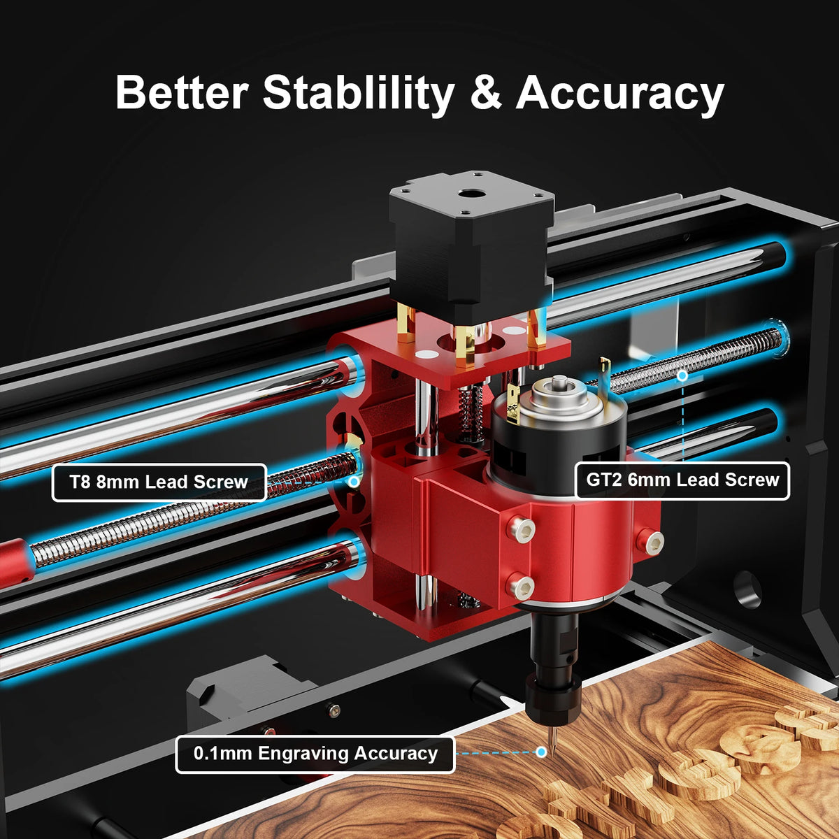 Two Trees TTC3018 Pro CNC Router for Wood and Acrylic Carving