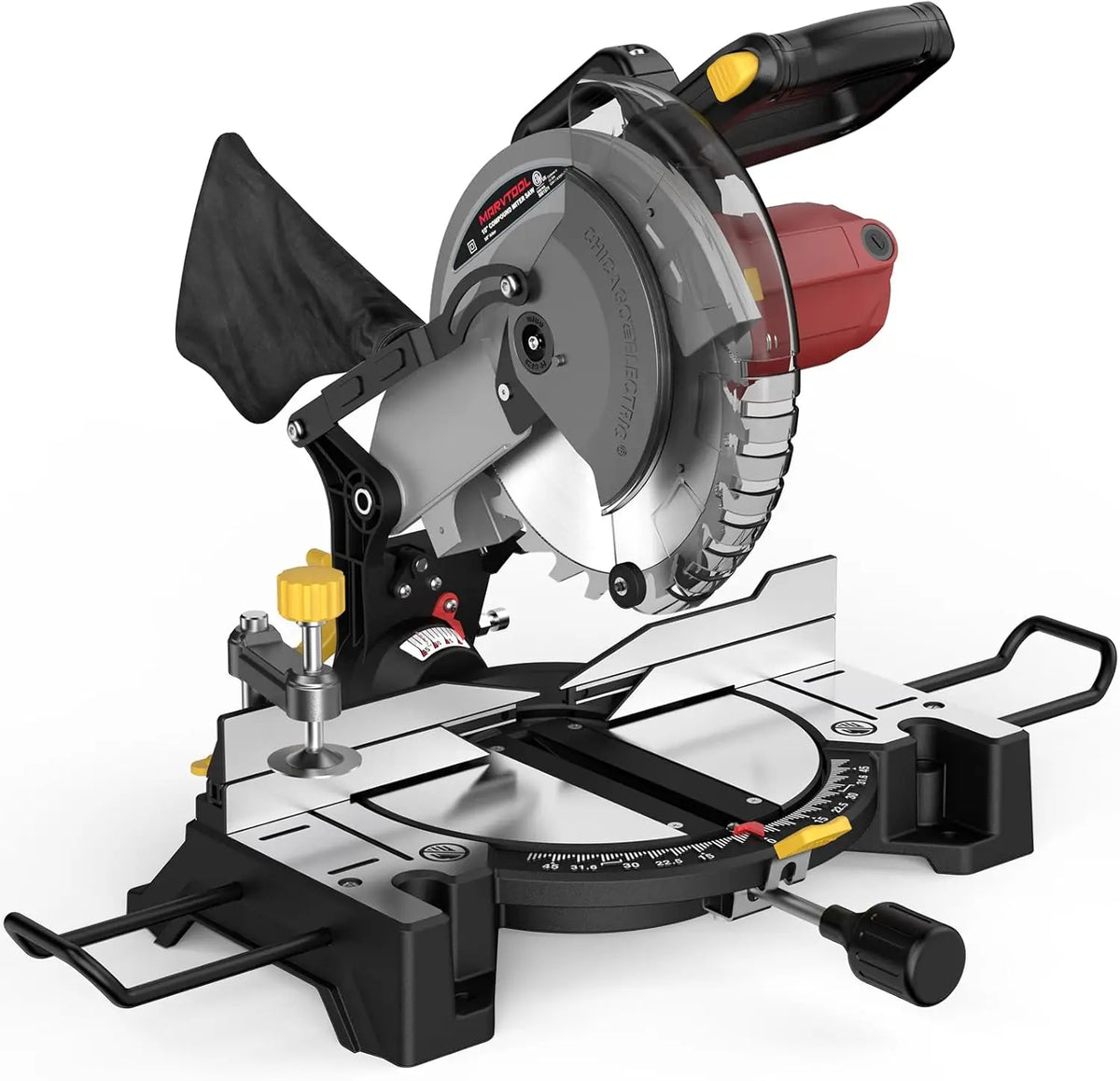 Single Bevel Compound Miter Saw With 15 Amp Motor and 5000 RPM