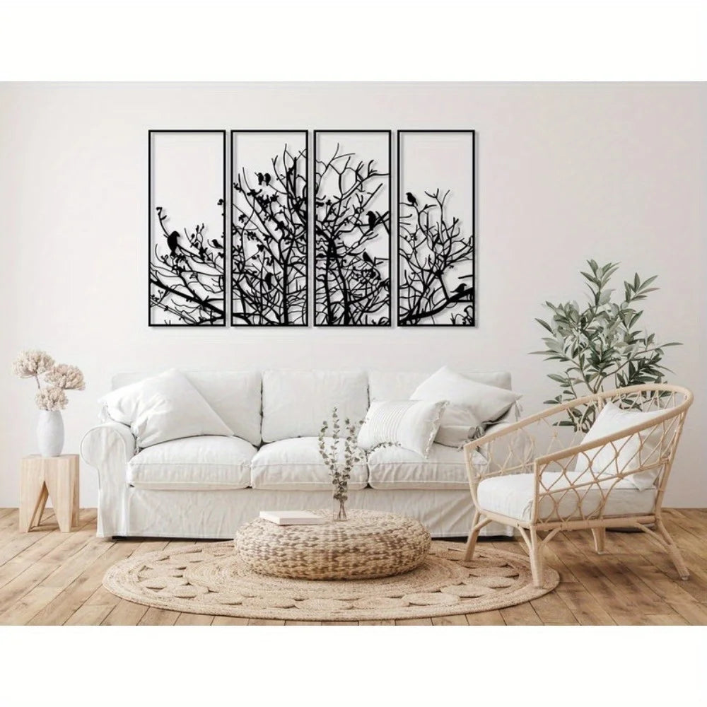 Metal Tree Of Life Wall Art For Modern Home Decor