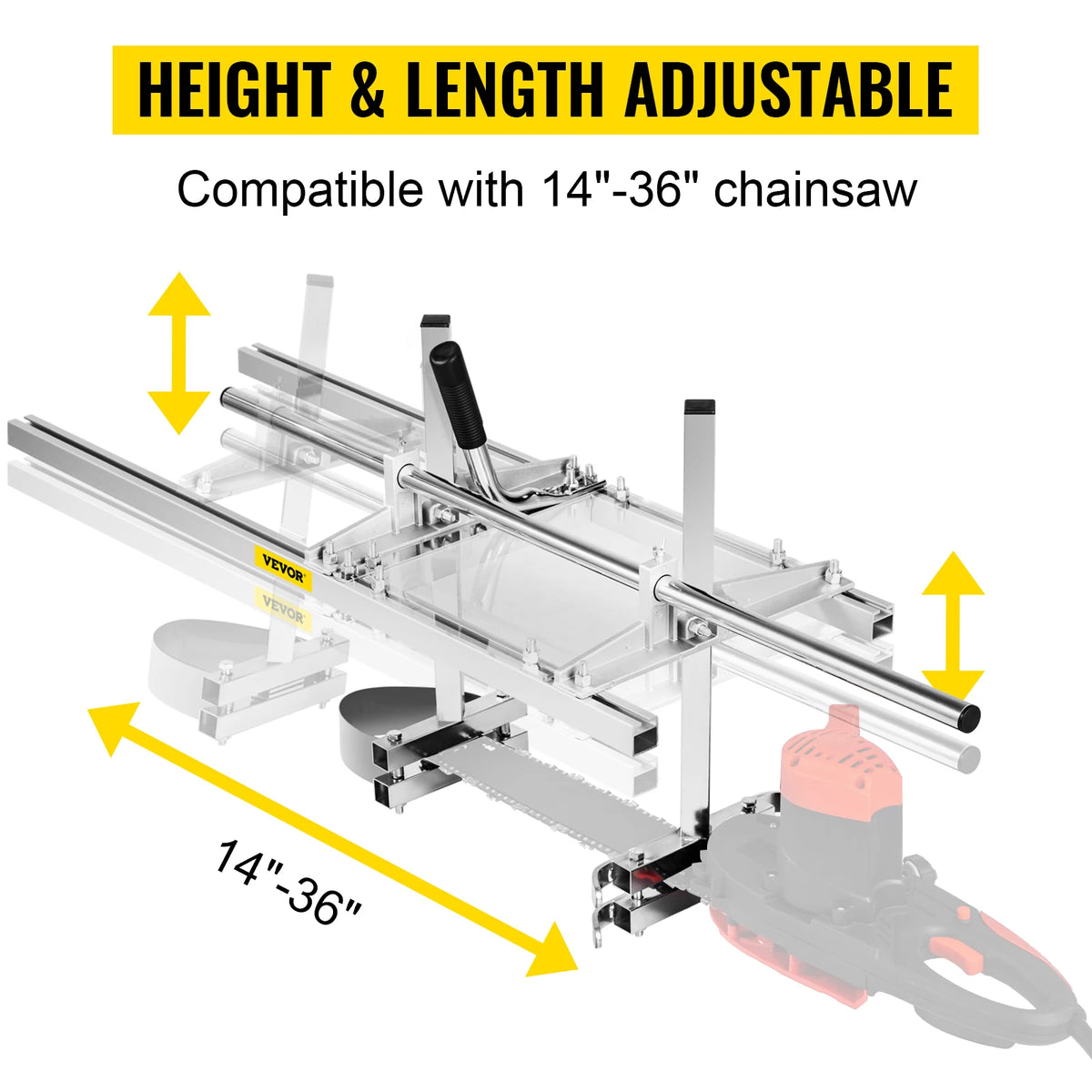 SucceBuy Portable Chainsaw Mill for Precision Lumber Cutting and Planking