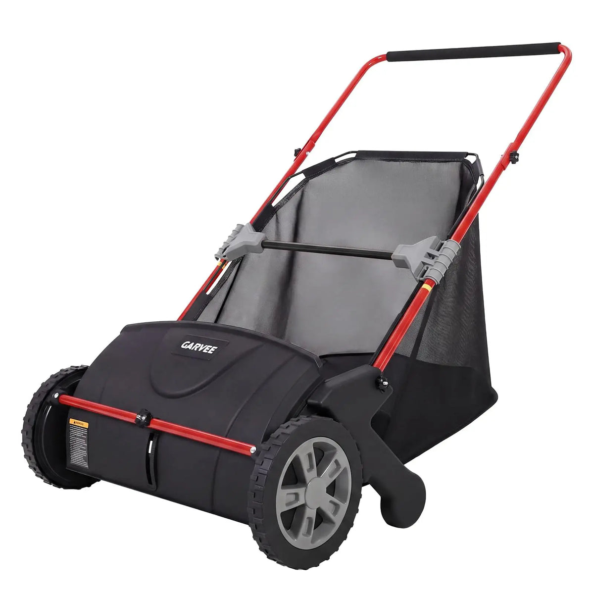 HiMISS Manual Lawn Sweeper for Leaf and Grass Cleanup