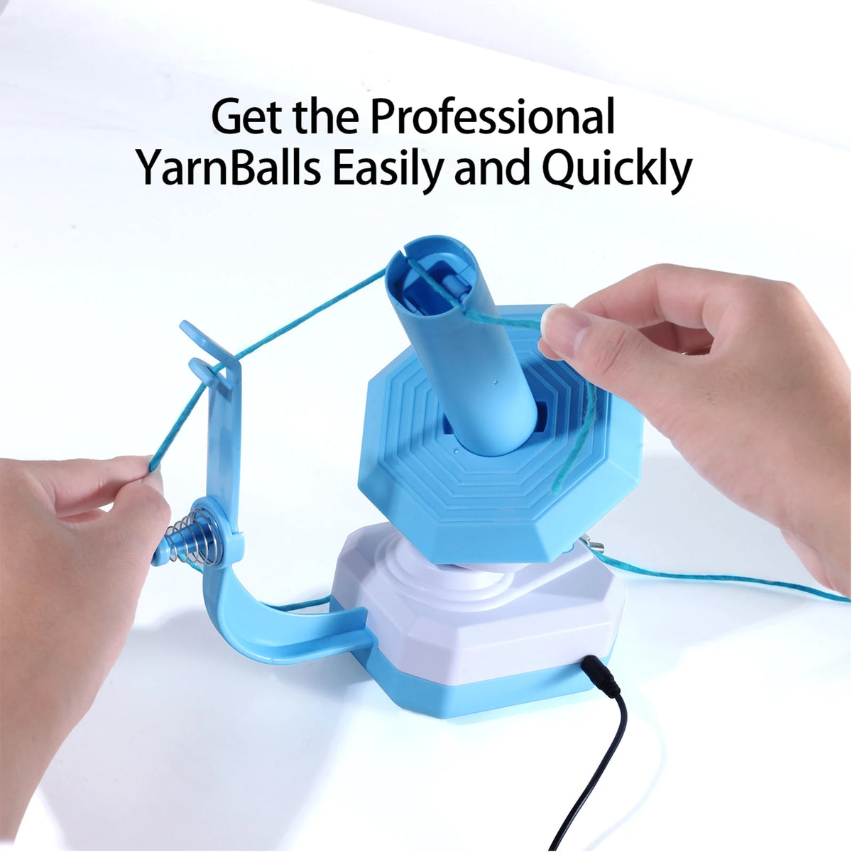 Electric Yarn Ball Winder With USB Port For Knitting Projects