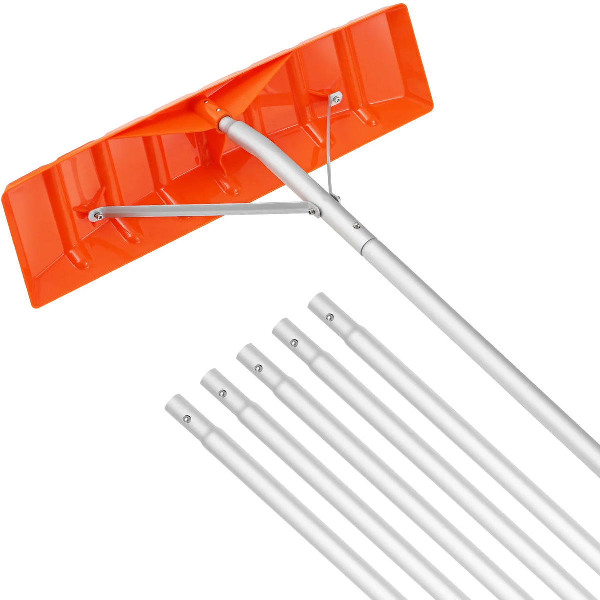 SucceBuy Snow Roof Rake With Aluminum Handle For Easy Removal
