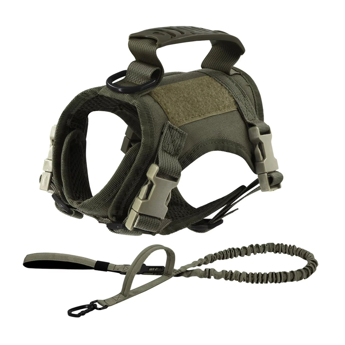 PETRAVEL Tactical Puppy Harness and Leash Set for Training Walks