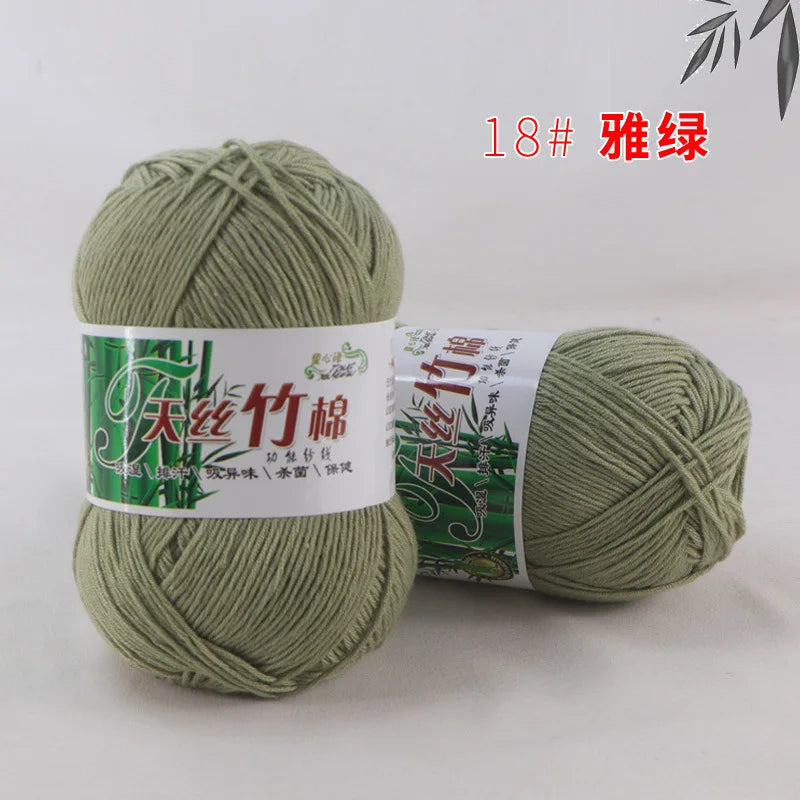Bamboo Cotton Blend Knitting Yarn For Crochet And DIY Crafts