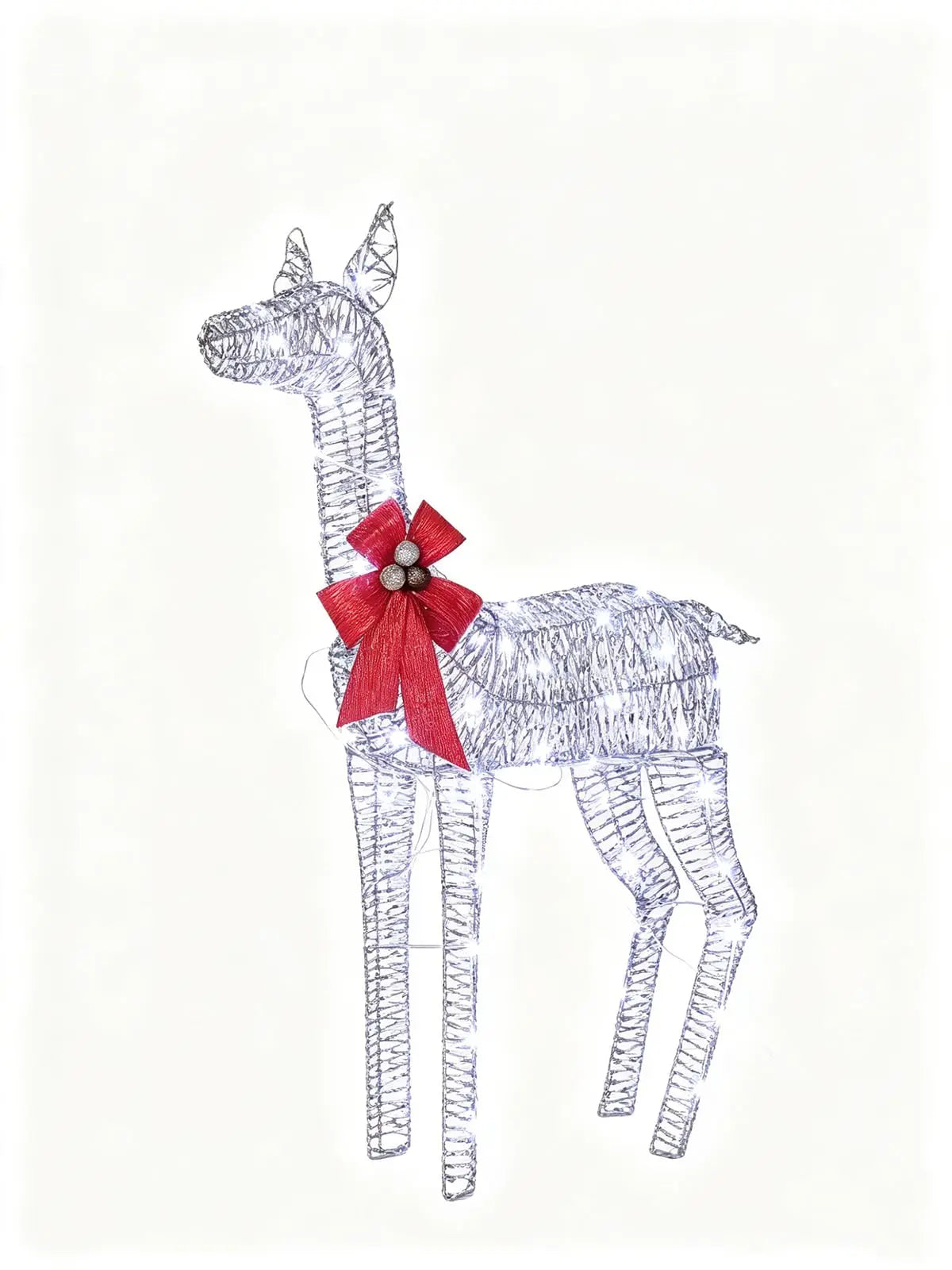Lighted Christmas Deer Family Set With Energy Efficient LED Lights