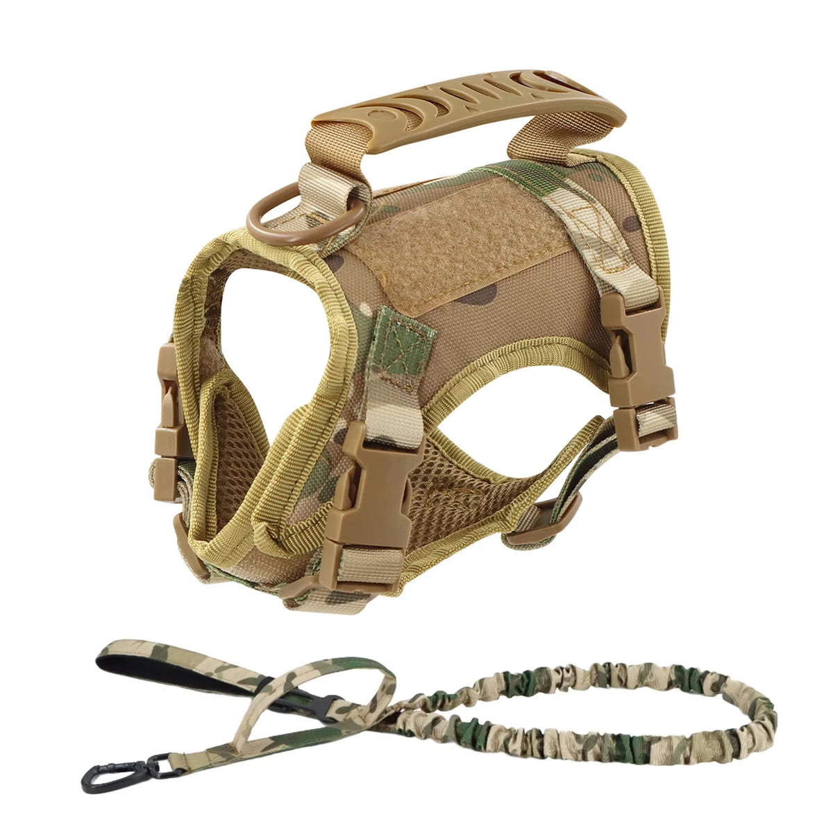 PETRAVEL Tactical Puppy Harness and Leash Set for Training Walks