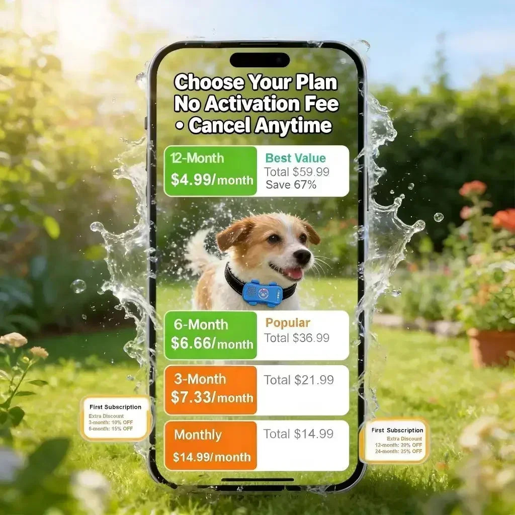 WANWAYTECH 4G GPS Pet Tracker With Real Time Tracking