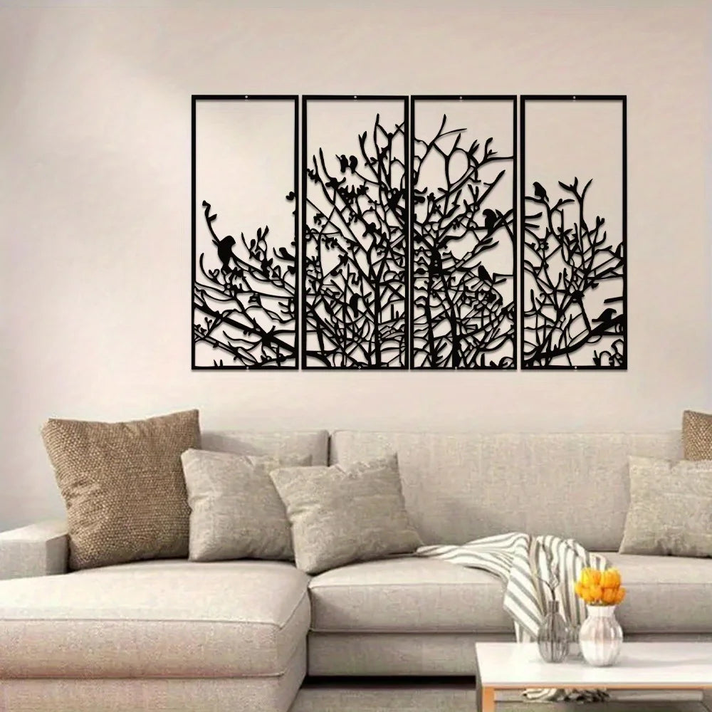 Metal Tree Of Life Wall Art For Modern Home Decor