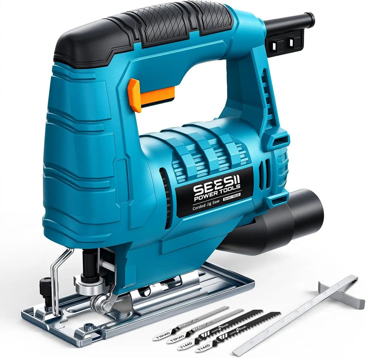 Seesii Corded Electric Jig Saw for Woodworking and DIY Projects