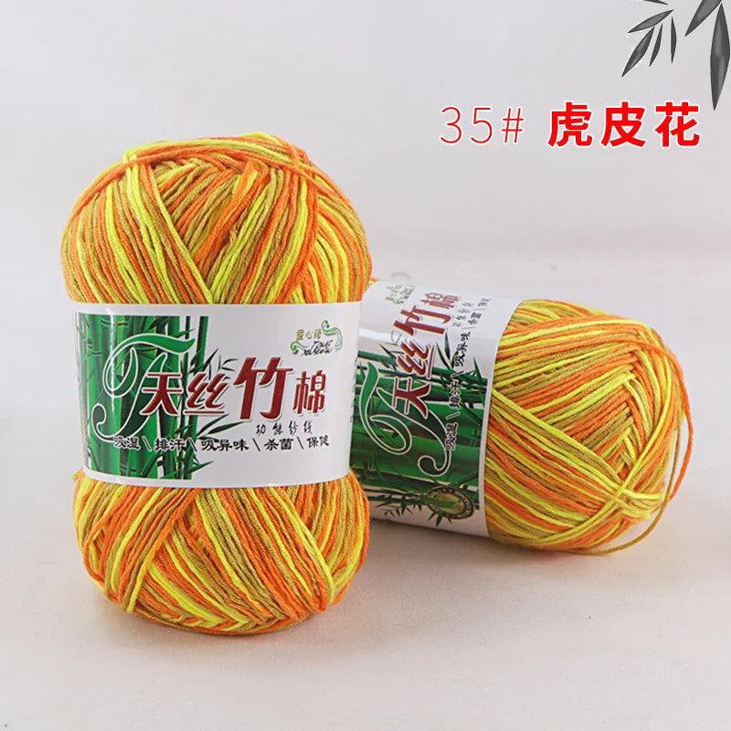 Bamboo Cotton Blend Knitting Yarn For Crochet And DIY Crafts