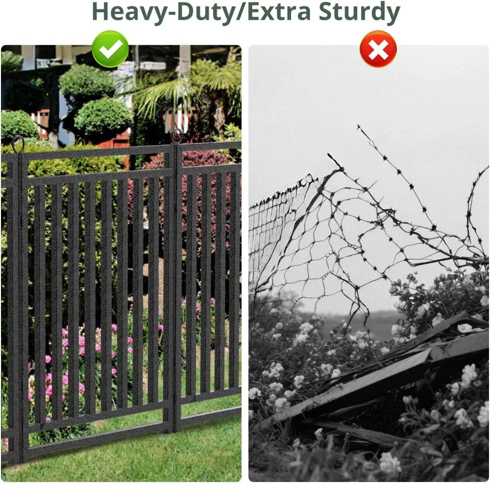 Metal Garden Fence No Dig Fence For Yard And Garden