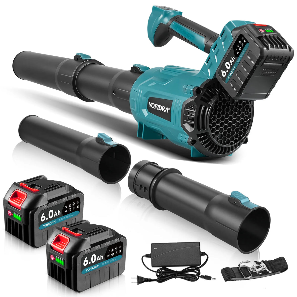Yofidra Brushless Air Blower for Garden Dust and Snow Cleaning