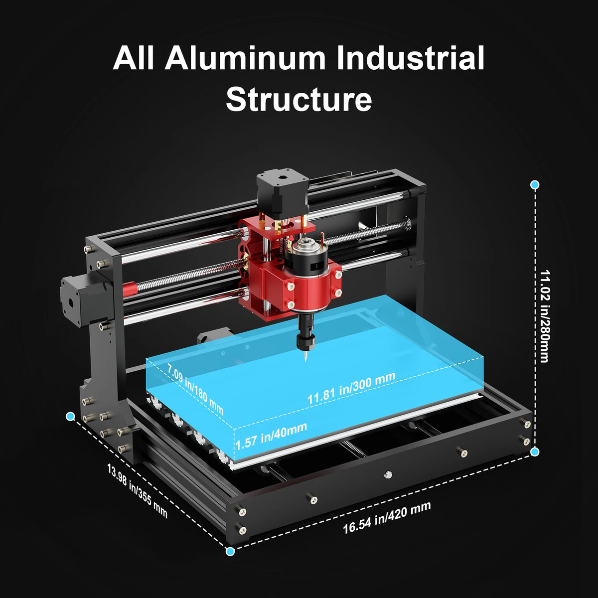 Two Trees TTC3018 Pro CNC Router for Wood and Acrylic Carving
