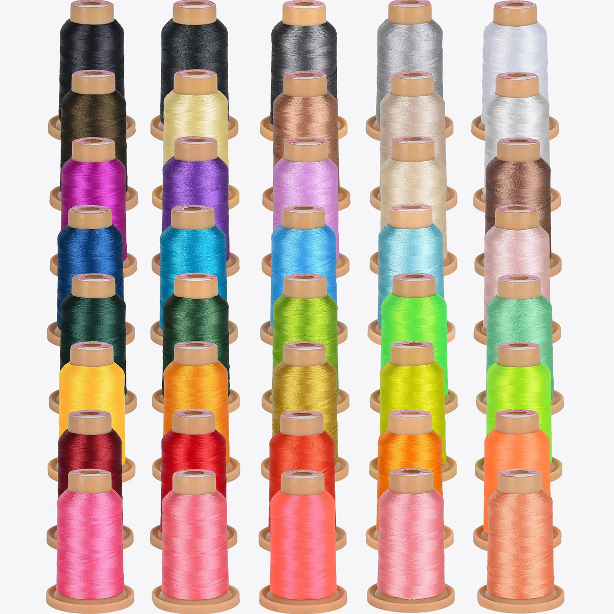 Richword Polyester Embroidery Thread Kit for Sewing Machines