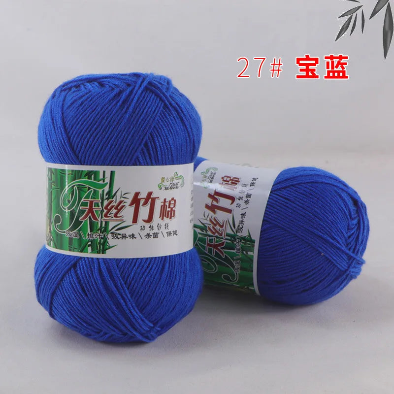 Bamboo Cotton Blend Knitting Yarn For Crochet And DIY Crafts