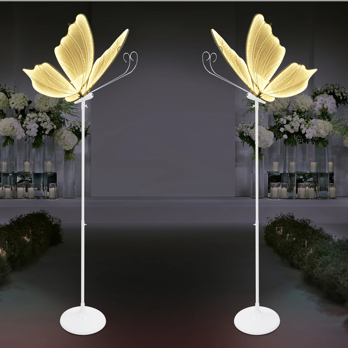 Romantic Butterfly LED Floor Lamp For Wedding And Home Decor