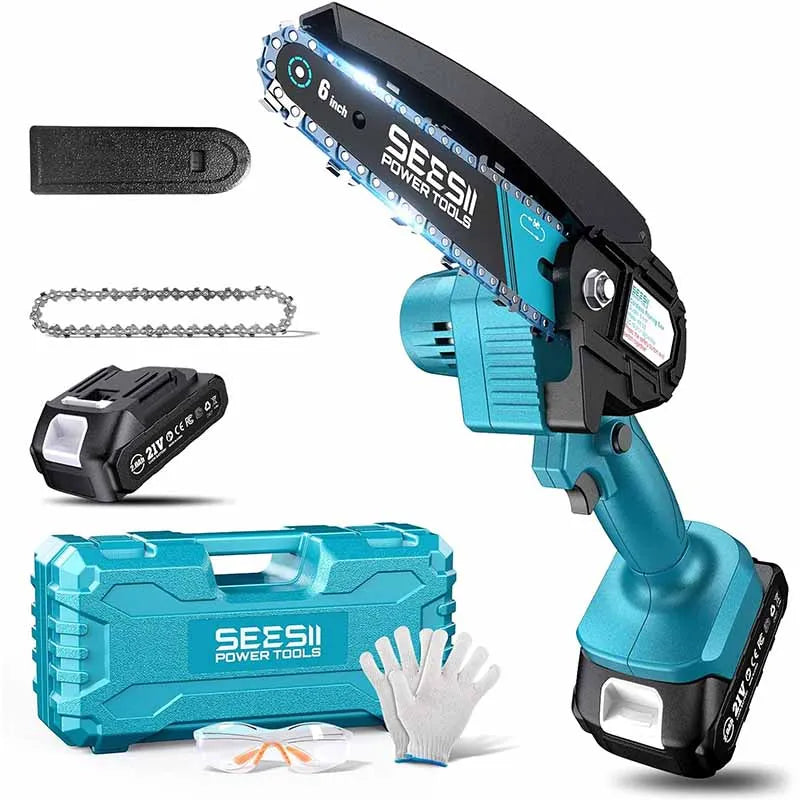 Seesii Cordless Mini Chainsaw for Makita Battery Wood Cutting