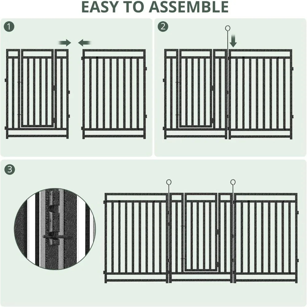 Metal Garden Fence No Dig Fence For Yard And Garden