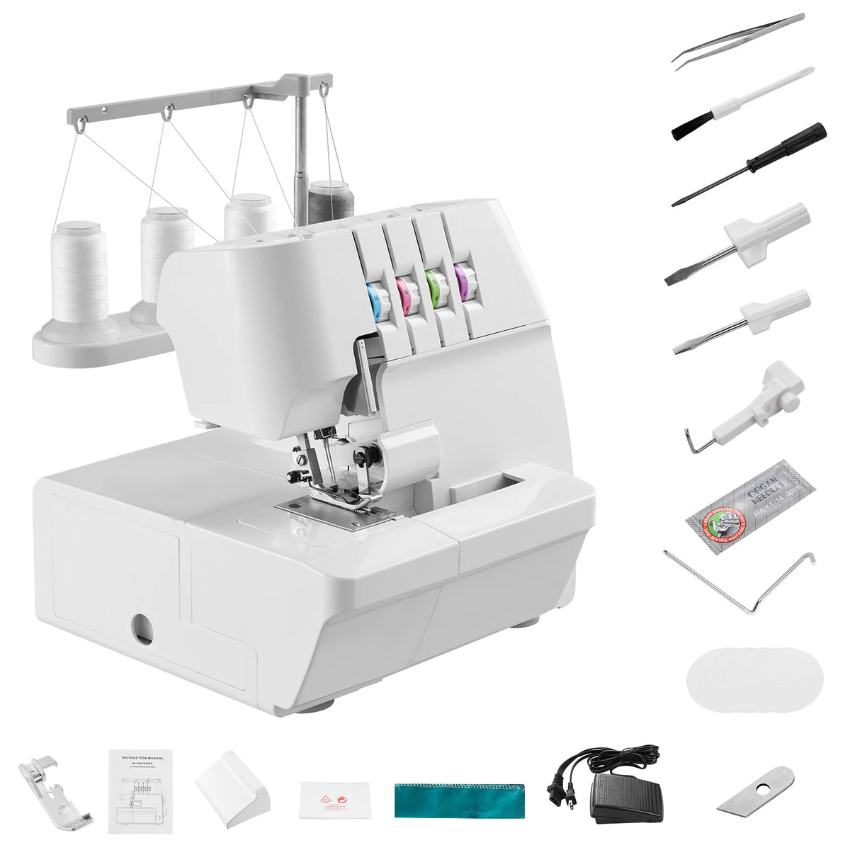 SucceBuy Serger Overlock Sewing Machine With Differential Feed