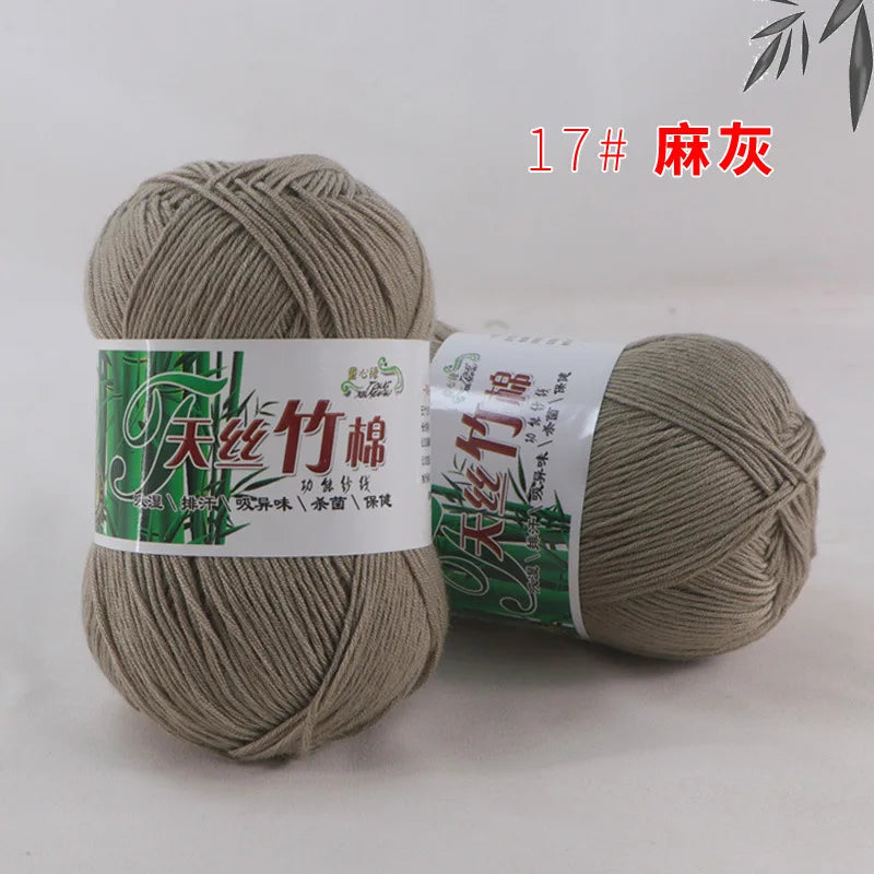 Bamboo Cotton Blend Knitting Yarn For Crochet And DIY Crafts