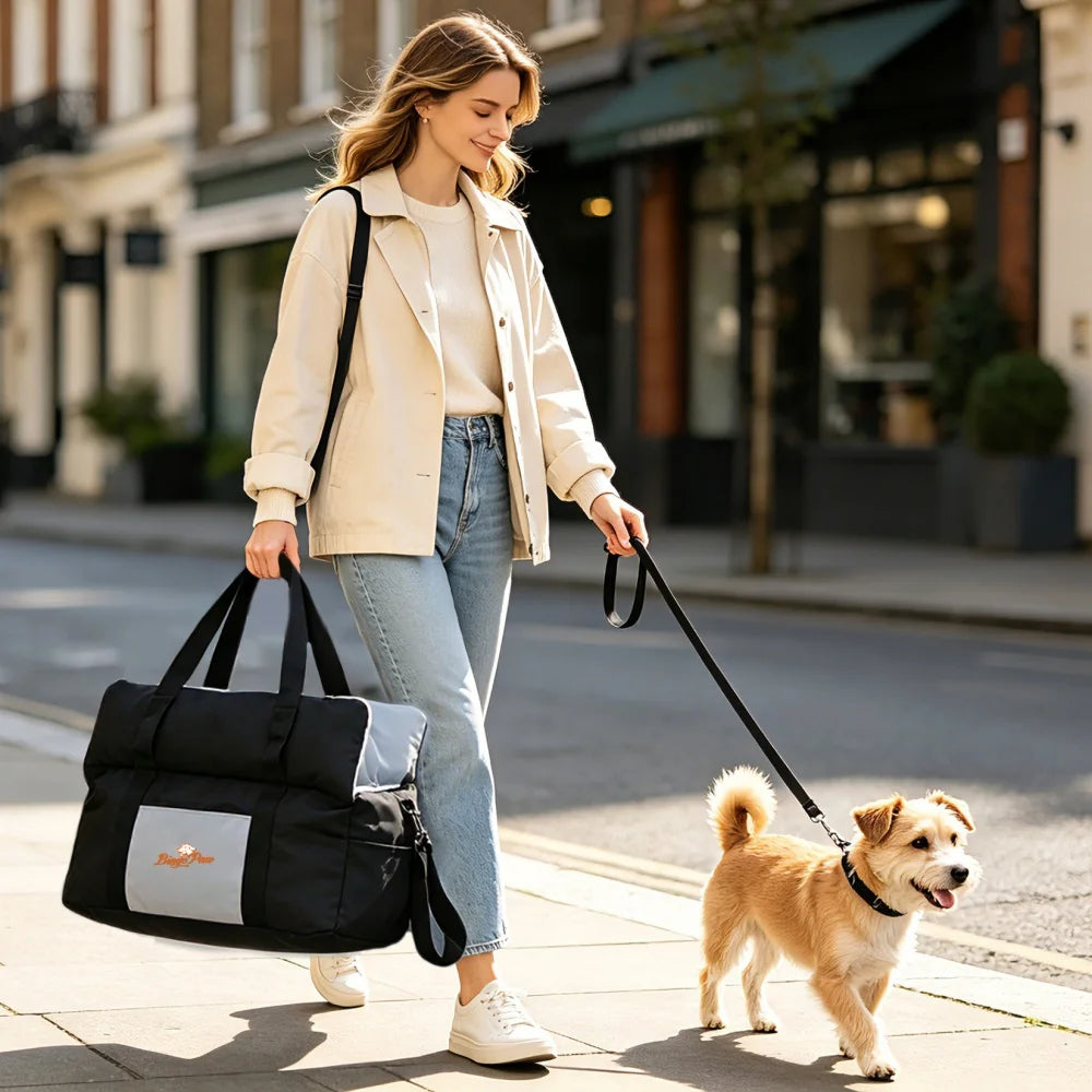 BORWART Portable Dog Car Seat For Safe Pet Travel