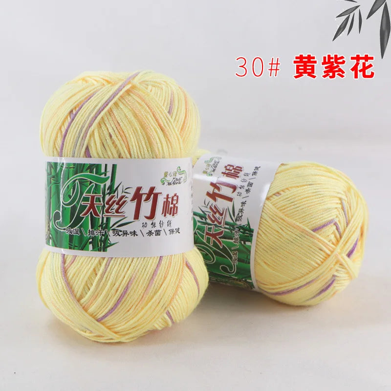 Bamboo Cotton Blend Knitting Yarn For Crochet And DIY Crafts
