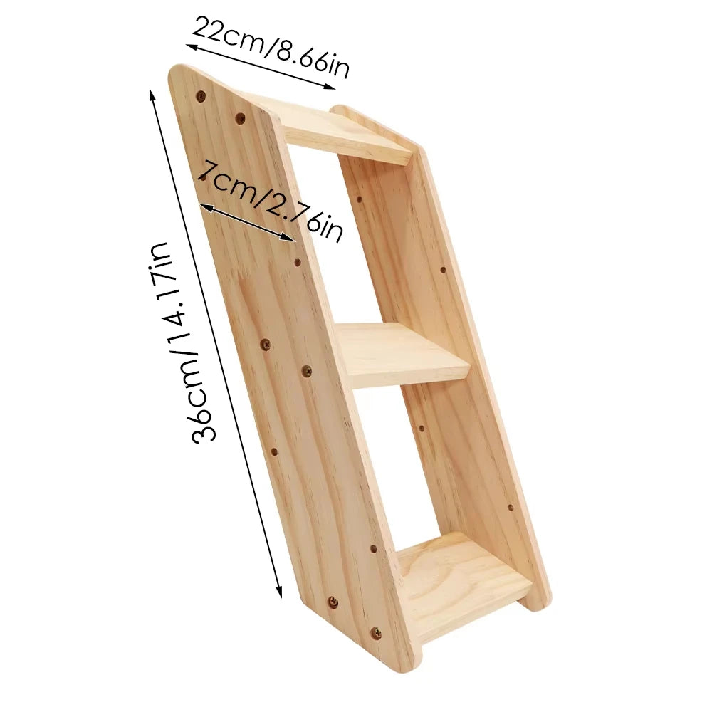 CWV Wall Mounted Cat Shelves With Moon Hammock Perches