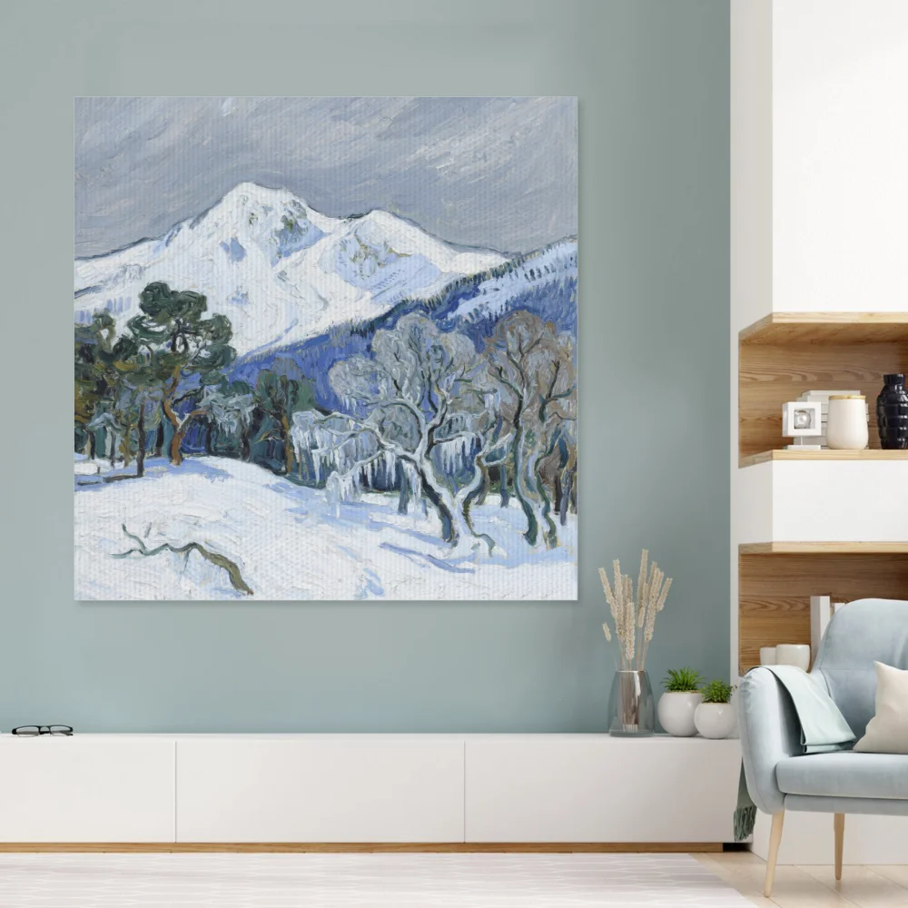 Four Seasons Landscape Canvas Wall Art Print For Home Decor