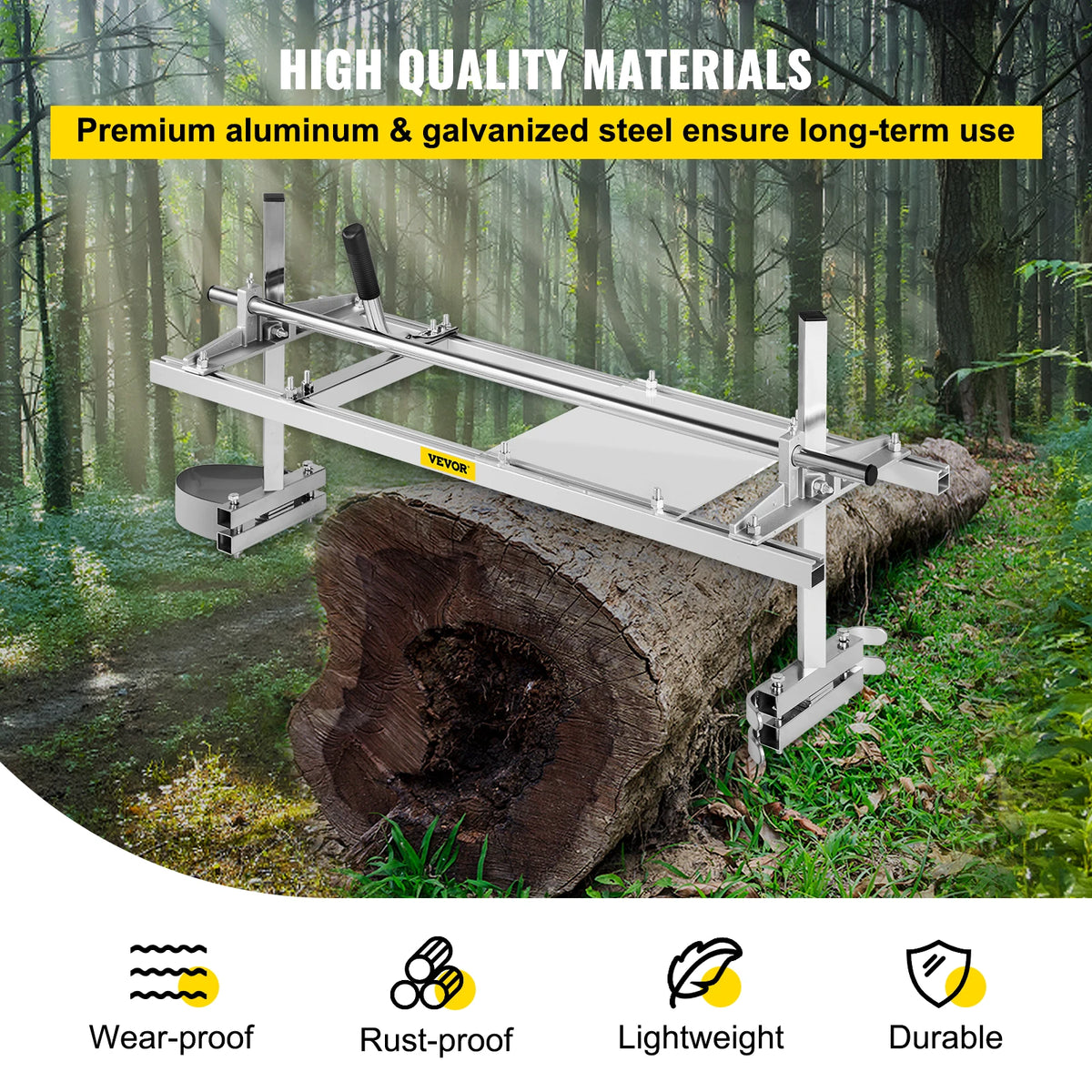 SucceBuy Portable Chainsaw Mill for Precision Lumber Cutting and Planking