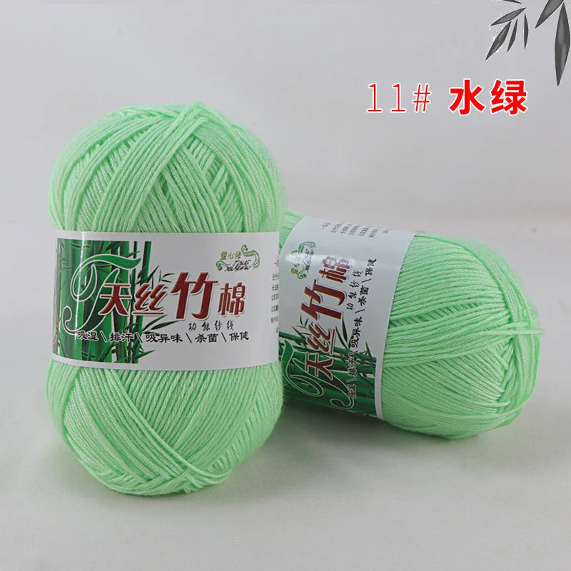Bamboo Cotton Blend Knitting Yarn For Crochet And DIY Crafts