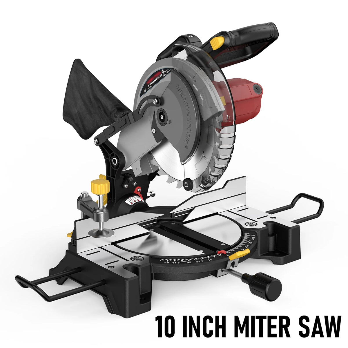 Single Bevel Compound Miter Saw With 15 Amp Motor and 5000 RPM