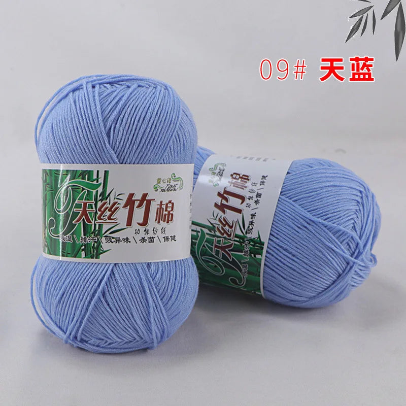 Bamboo Cotton Blend Knitting Yarn For Crochet And DIY Crafts
