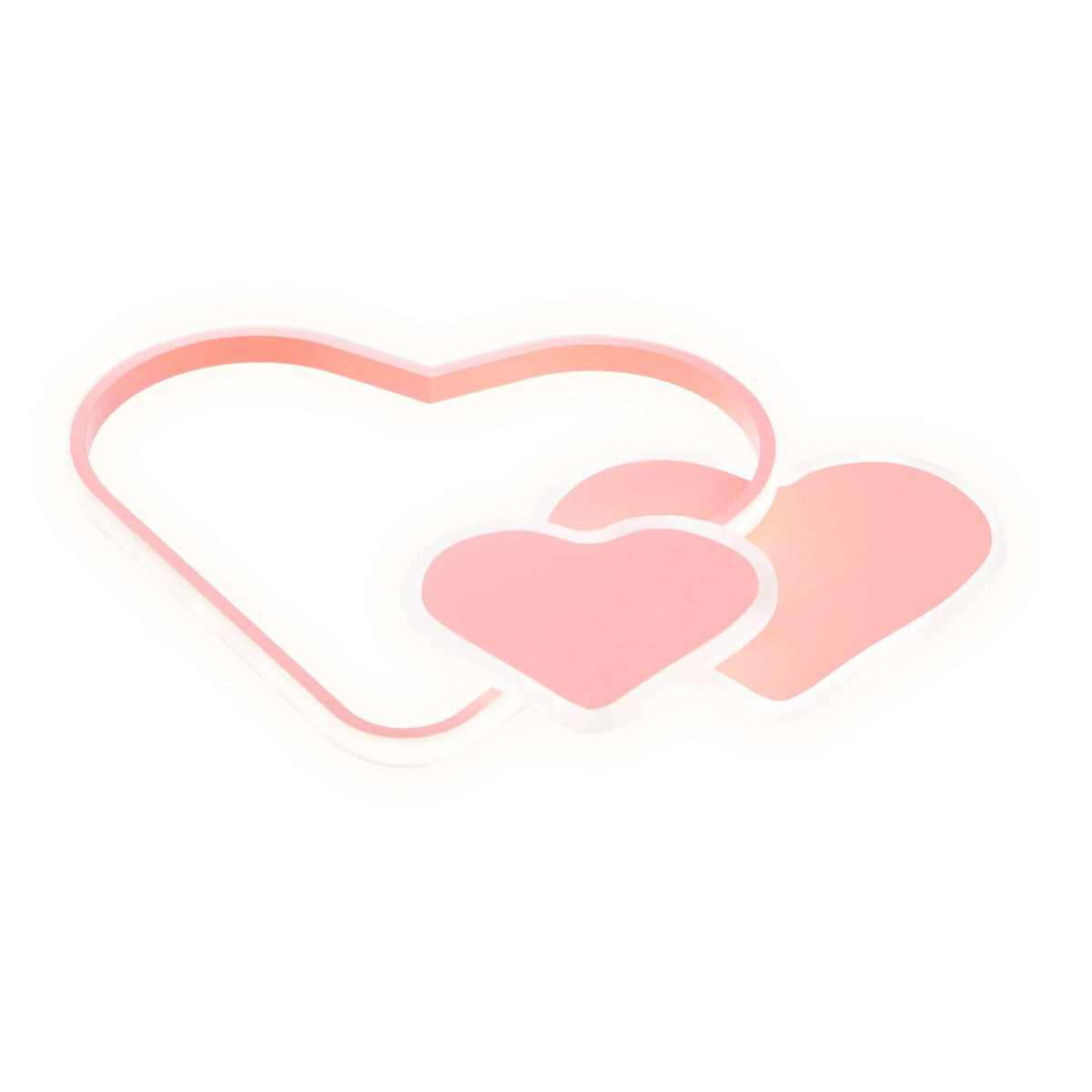 Heart Shaped LED Ceiling Light With Remote Dimmable Control