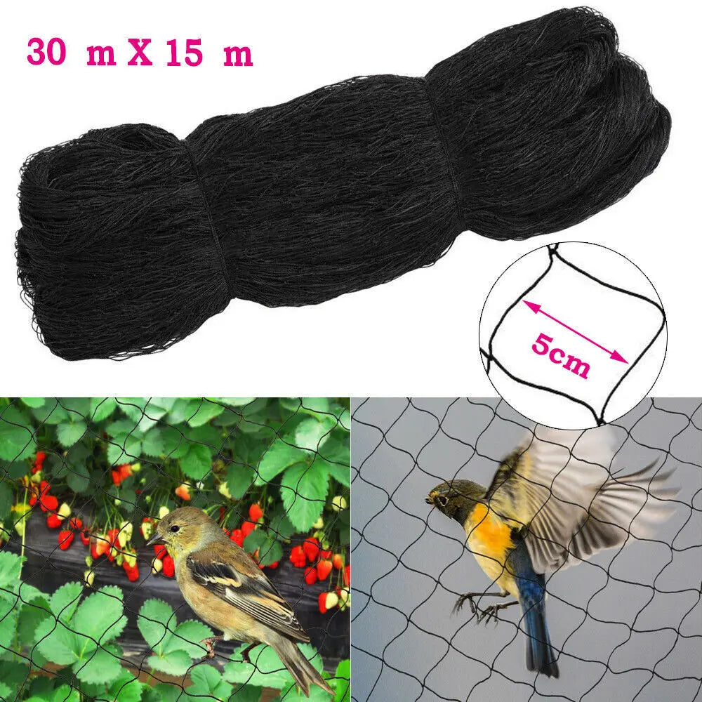 Heavy Duty Nylon Bird Netting For Garden Protection Of Fruit Trees, Plants, And Vegetables