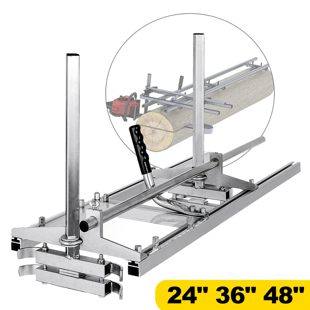 SucceBuy Portable Chainsaw Mill for Precision Lumber Cutting and Planking